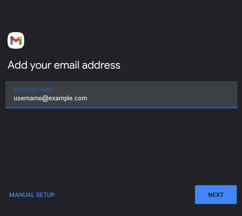 Email Client Android - Email Address