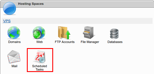Hosting Spaces - Scheduled Tasks