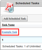 Scheduled Tasks Task Name