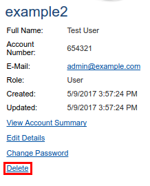 WSP Account Menu Delete User Button