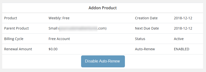 Auto-Renew Settings - Enable or Disable Auto-Renew